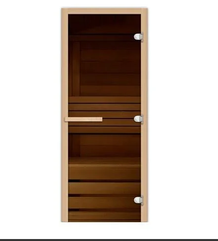 Дверь стеклянная для бани Cooper 190*70 бронза (Lite)